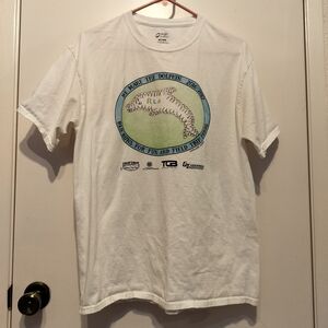 Port and Company White Dolphin Graphic Tee